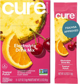 Cure Hydration Electrolyte Drink Mix, Tropical Punch, 0.27 oz - HM1011-Pack - LL Medico