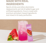 Cure Hydration Electrolyte Drink Mix, Watermelon, 7.6 oz - HM7005-Single - LL Medico