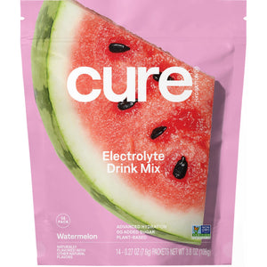 Cure Hydration Electrolyte Drink Mix, Watermelon, 7.6 oz - HM7005-Single - LL Medico