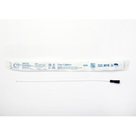 Cure Straight Tip Uncoated PVC Urethral Catheter, Male - M8-Box - LL Medico