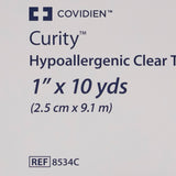 Curity Hypoallergenic Clear Tape, Non-Sterile, 1" x 10 Yards - 8534C-Single - LL Medico