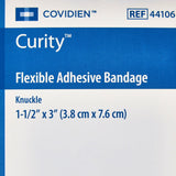 Curity Knuckle Flexible Adhesive Bandage, Sterile, 1 1/2" x 3" - 44106-Box - LL Medico
