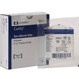 Curity Non-Adherent Strips Oil Emulsion Dressing, Sterile, 3" x 3" - CAR6112-Box - LL Medico