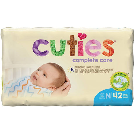 Cuties Complete Care Baby Diapers, Newborn - CR0001-Pack - LL Medico