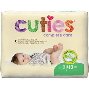 Cuties Complete Care Baby Diapers, Size 2 - CR2001-Pack - LL Medico