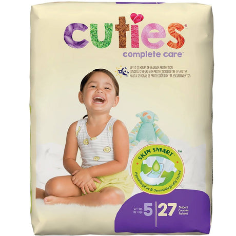 Cuties Complete Care Baby Diapers, Size 5 - CR5001-Pack - LL Medico