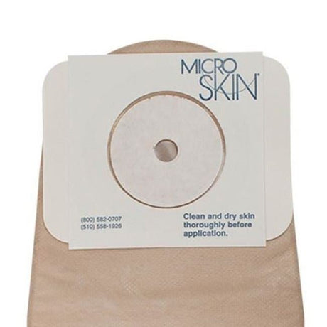 Cymed MicroSkin One-Piece Ileostomy Pouch, Flat, Opaque, 11-Inch - 78425-Box - LL Medico