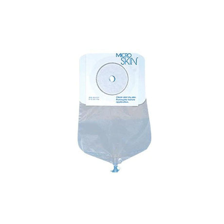 Cymed MicroSkin One-Piece Urostomy Pouch, Flat, Cut-to-Fit, Clear, 9-Inch - 86300-Box - LL Medico