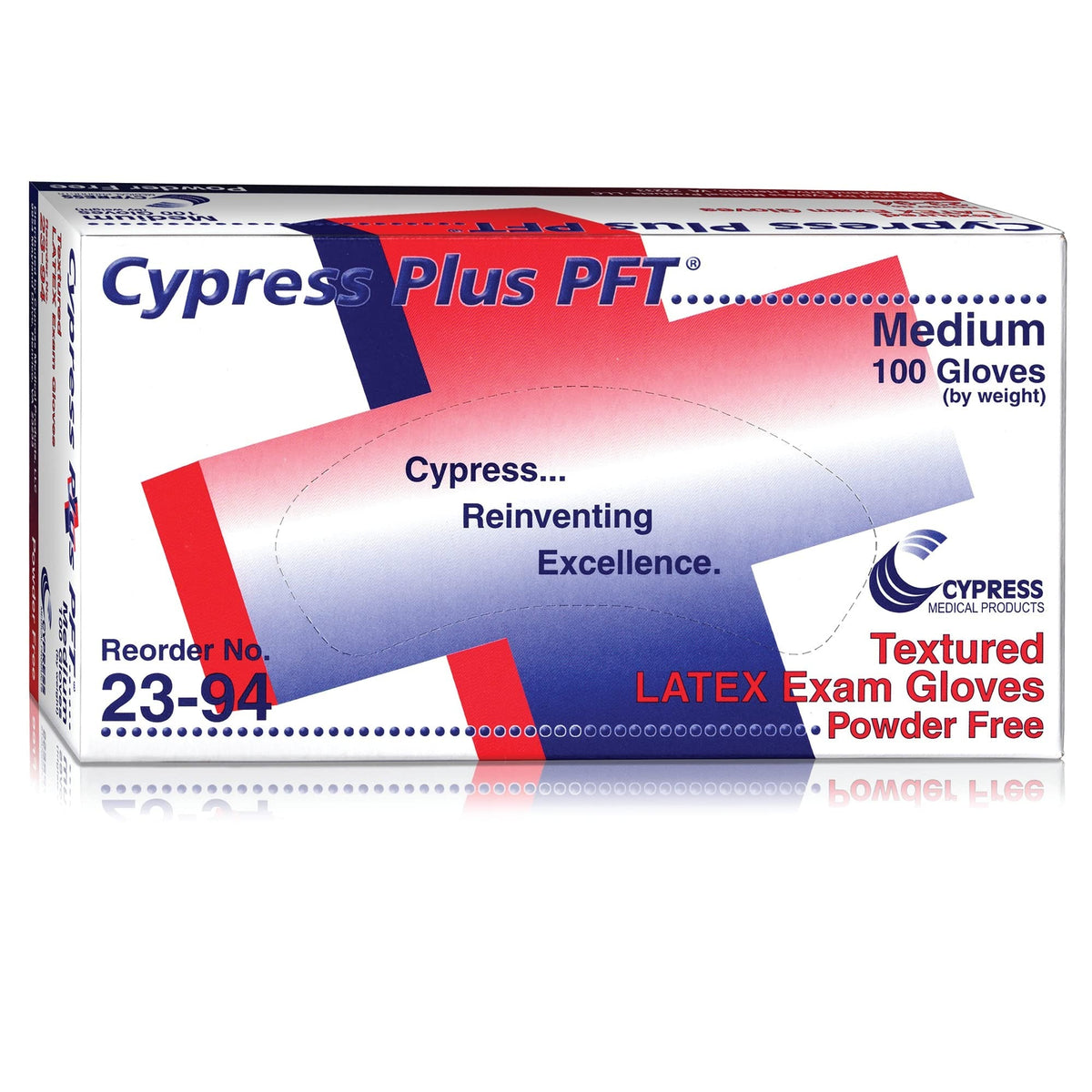 McKesson Cypress Plus PFT Latex Exam Gloves, Textured, Powder-Free - 23-94 - LL Medico