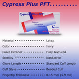 McKesson Cypress Plus PFT Latex Exam Gloves, Textured, Powder-Free - 23-94 - LL Medico