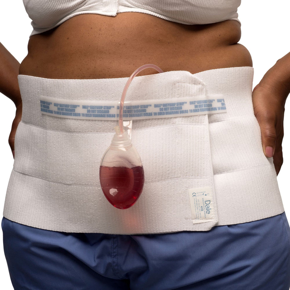 Dale Abdominal Binder with EasyGrip Strip, 3 Panel, 30-45" Waist - DAL410-Box - LL Medico