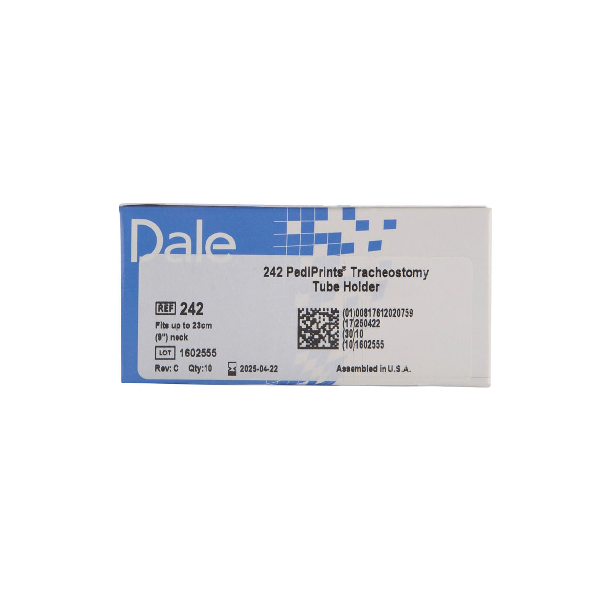 Dale Medical PediPrints Tracheostomy Tube Holder, Neonate, 0.75" x 9" - 242-Single - LL Medico