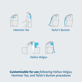 Darco Toe Alignment Splint, One Size Fits Most - TAS-Single - LL Medico