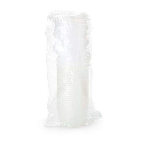 DawnMist Denture Cup with Snap-On Lid, 8 oz - DCPC-Box - LL Medico