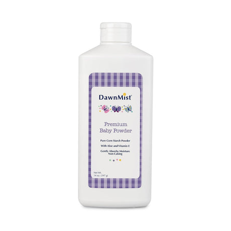 DawnMist Baby Powder, 14 oz. Bottle - BP14-Single - LL Medico