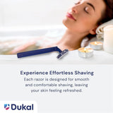 DawnMist Disposable Razor Standard Twin-Blade, Blue Handle - DR05-Box - LL Medico