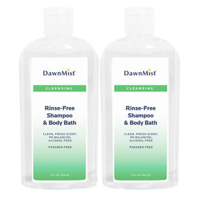 DawnMist Rinse-Free Shampoo & Body Bath, 8 fl oz - NR08-Single - LL Medico