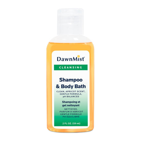 DawnMist Shampoo and Body Wash 2-ounce Squeeze Bottle - MS02-Single - LL Medico