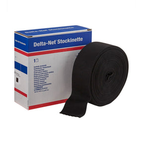 Delta-Net Tubular Stockinette, Black, Synthetic, Non-Sterile, 25 Yard - 7272301-Single - LL Medico