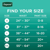 Depend Fresh Protection Underwear for Women, Maximum - 53306-Pack - LL Medico