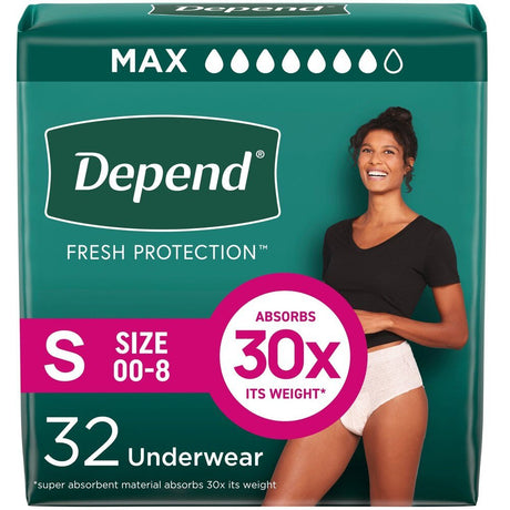 Depend Fresh Protection Underwear for Women, Maximum - 53741-Pack - LL Medico