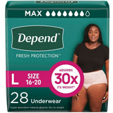 Depend Fresh Protection Underwear for Women, Maximum - 53743-Pack - LL Medico