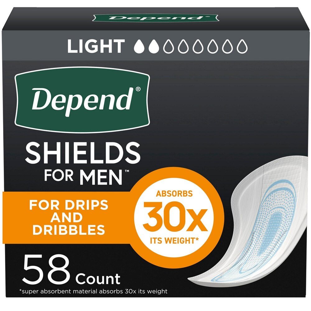 Depend Incontinence Shields for Men - 35641-Pack - LL Medico