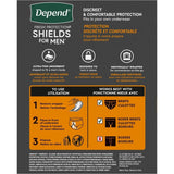 Depend Incontinence Shields for Men - 35641-Pack - LL Medico