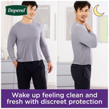 Depend Night Defense Underwear for Men - 55156-Pack - LL Medico