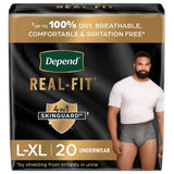 Depend Real Fit Absorbent Underwear for Men, Maximum - 50979-Pack - LL Medico