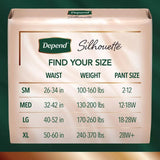 Depend Women's Silhouette Incontinence Underwear - 55425-Pack - LL Medico