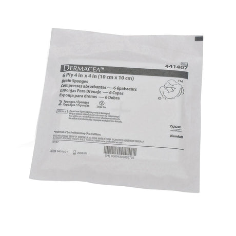 Dermacea Sterile Non - Woven Sponge, 6 - Ply Square - 441405-Pack - LL Medico