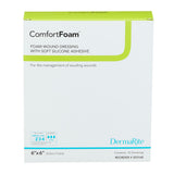 DermaRite ComfortFoam Foam Dressing, 6" x 6" box front