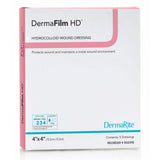 DermaRite DermaFilm HD Hydrocolloid Wound Dressing, Sterile, 4" x 4" - 00239E-Single - LL Medico