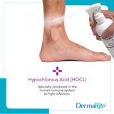 DermaRite DermaKlenz Plus Antimicrobial Wound Cleanser Spray, Non-Sterile, 8 fl oz - 00257-Single - LL Medico