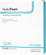 Dermarite HydraFoam Hydrophilic Foam Dressing, Sterile, Nonadhesive, 4 x 4.25" - 00295E-Single - LL Medico