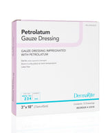 DermaRite Petrolatum Gauze Dressing, Sterile, 3" x 18" - 23318-Single - LL Medico