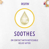 Desitin Maximum Strength Diaper Rash Cream, soothing benefit graphic