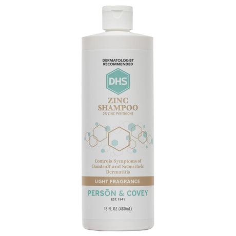 DHS Zinc Shampoo, Light Fragrance, 8 fl oz - 00096073508-Single - LL Medico