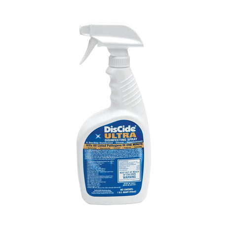 DisCide Ultra Surface Disinfectant Cleaner, Quaternary Based, Trigger Spray Liquid, Herbal Scent, Nonsterile, 1 Quart - 3565Q-Single - LL Medico