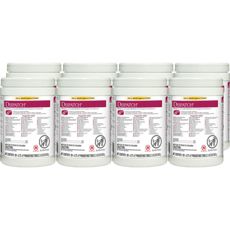 Dispatch with Bleach Surface Disinfectant Cleaner Wipes, Premoistened, Fruity Floral Bleach Scent, Nonsterile, 6.75" x 8" - 69150-Pack - LL Medico