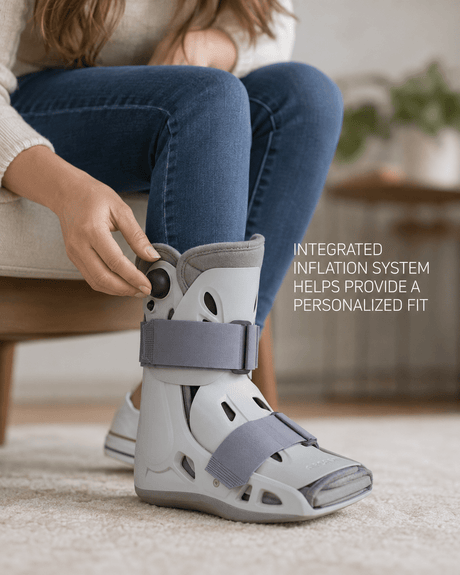 DJO Aircast AirSelect Short Pneumatic Air Walker Boot - 01ES-S-Single - LL Medico