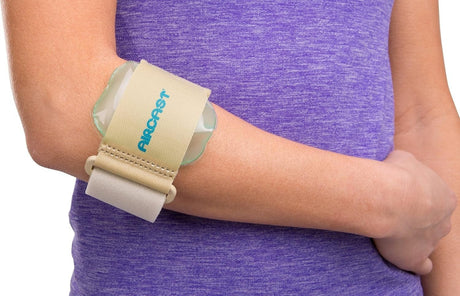 DJO Aircast Pneumatic Tennis Elbow Support, One Size Fits Most - 05A-B-Single - LL Medico