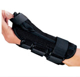 DJO ProCare ComfortFORM Wrist Brace with Abducted Thumb, Black - 79-87313-Single - LL Medico
