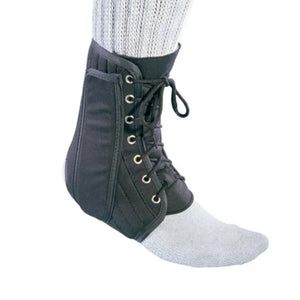 DJO ProCare Lace-Up Ankle Brace with Support Stays - 79-81313-Single - LL Medico