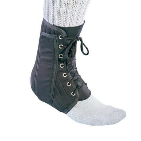 DJO ProCare Lace-Up Ankle Brace with Support Stays - 79-81313-Single - LL Medico
