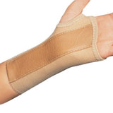 DJO ProCare Low Profile Wraparound Wrist Brace, Aluminum Support, Left Hand, Black - 79-87433-Single - LL Medico