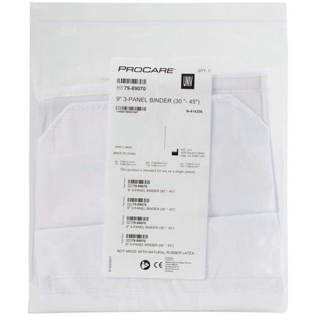 DJO ProCare Premium Abdominal Binder, One Size Fits Most, 9" Height - 79-99431-Pack - LL Medico
