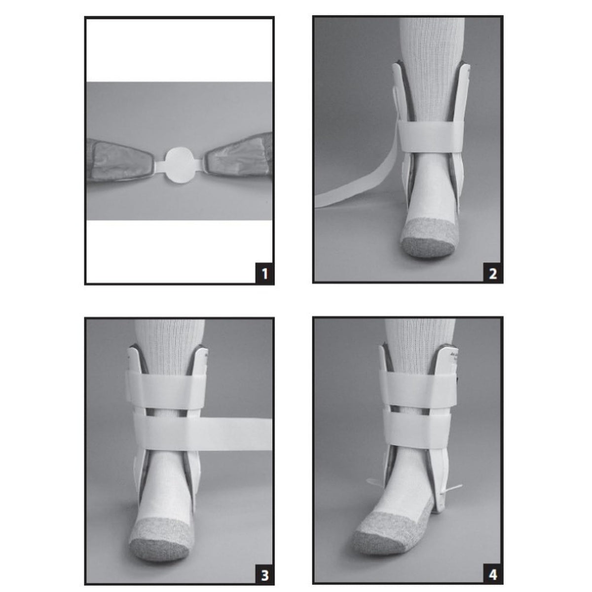 DJO ProCare Surround Ankle Support with Gel Stirrup and Hook and Loop Closure - 79-97863-Single - LL Medico
