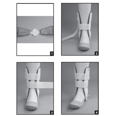 DJO ProCare Surround Ankle Support with Gel Stirrup and Hook and Loop Closure - 79-97863-Single - LL Medico